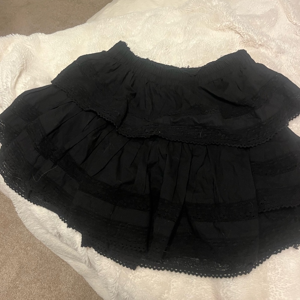LoveShackFancy Ruffle Mini Heritage Skirt - Picture 2 of 5